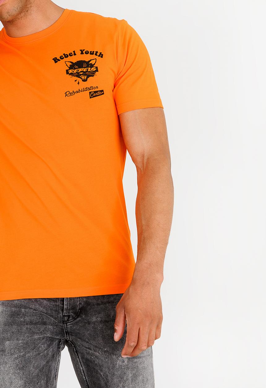 Only & Sons - Eddie Cotton T-Shirt Orange