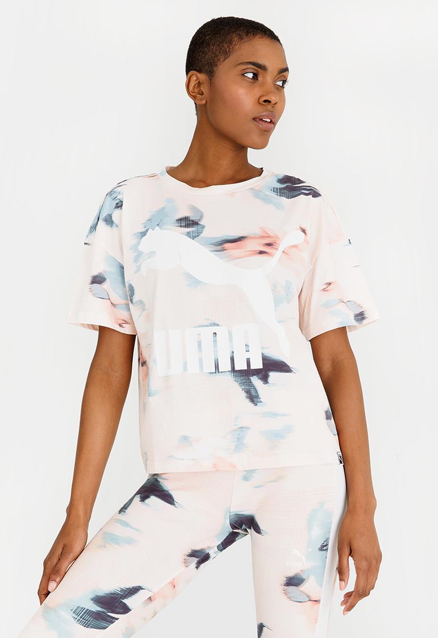 PUMA - Classics Logo Tee Pale Pink