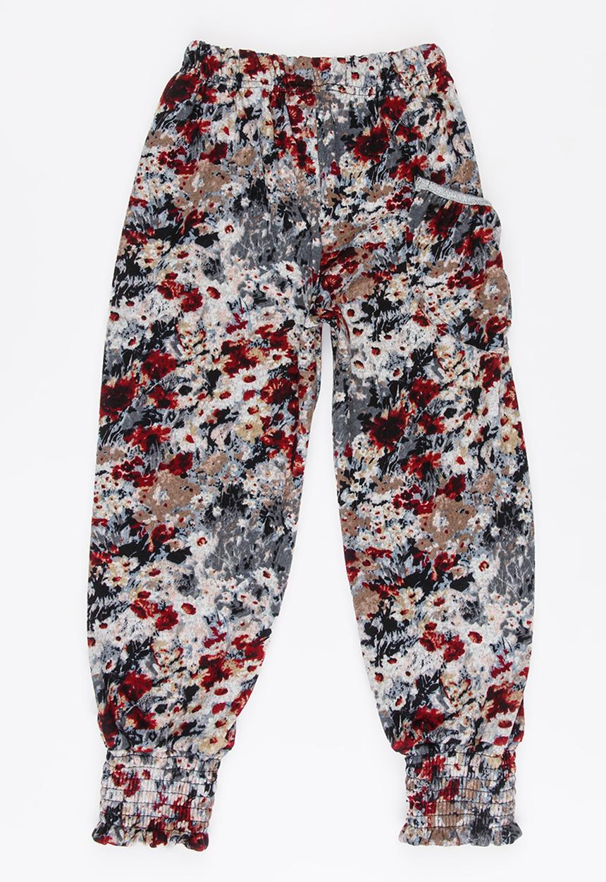 Eco Punk - Girls Pants With Cuff Multi-colour