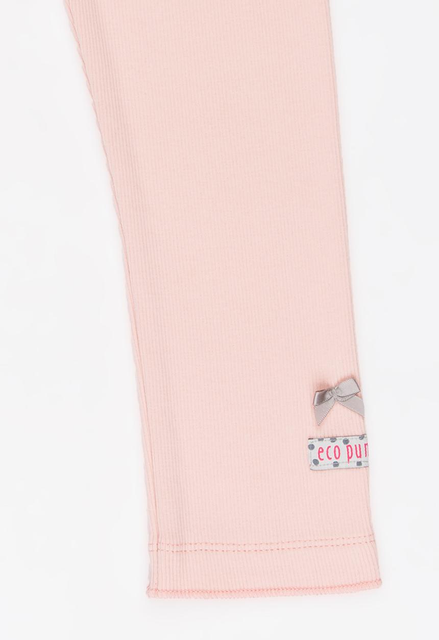 Eco Punk - Girls Leggings Pale Pink