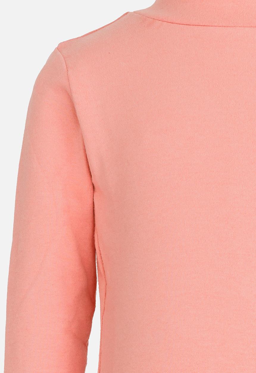 Pop Candy - Girls  Polo Neck   Top Mid Pink