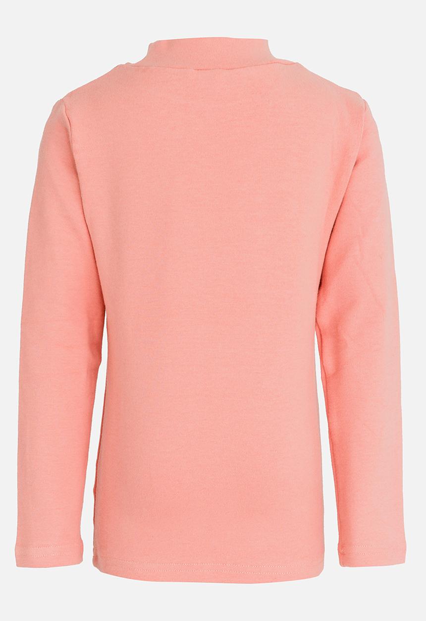 Pop Candy - Girls  Polo Neck   Top Mid Pink
