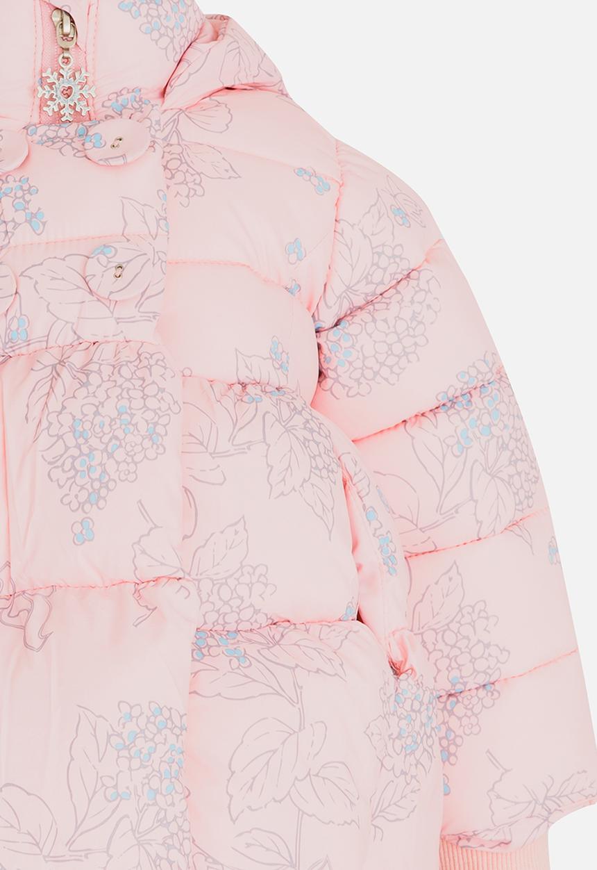Pop Candy - Girls   Puffer Jacket Pale Pink