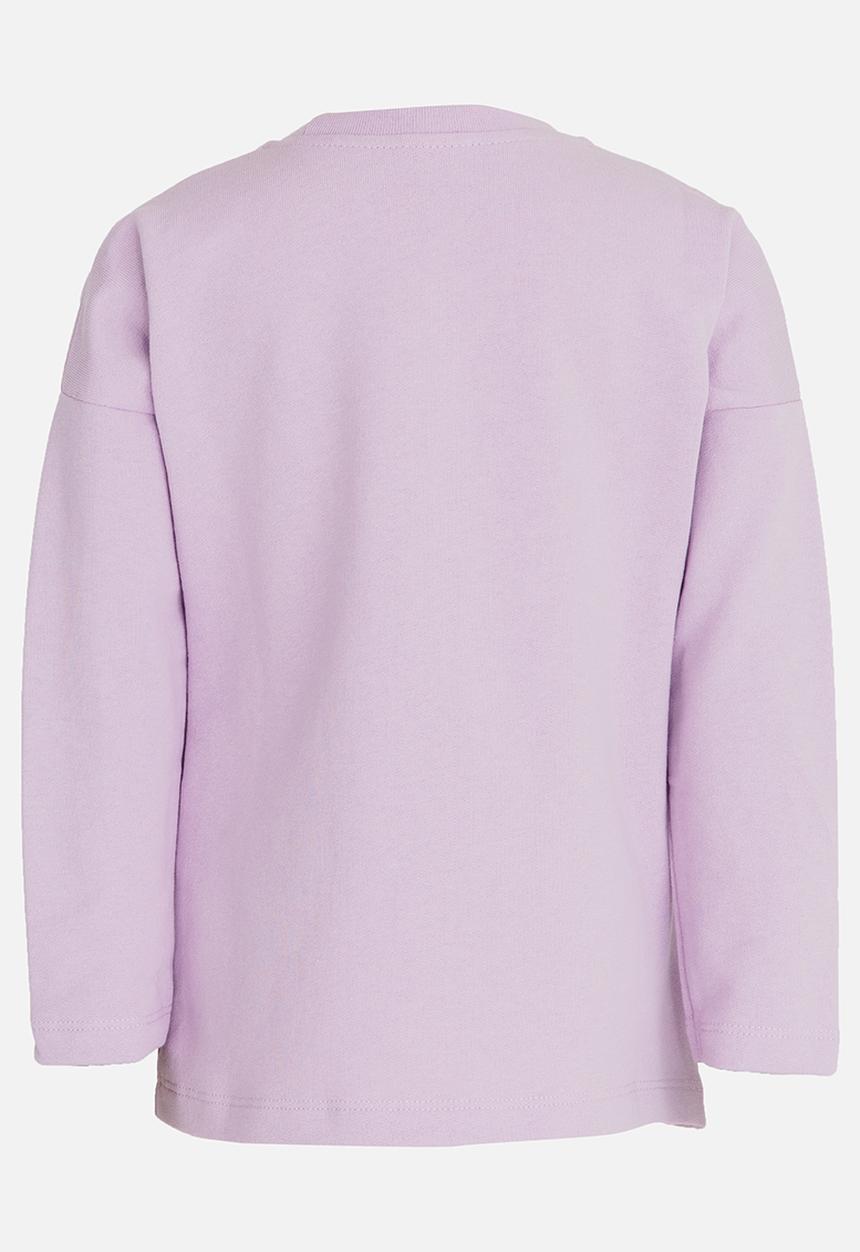 Soobe - Girls Printed Sweater Pale Purple