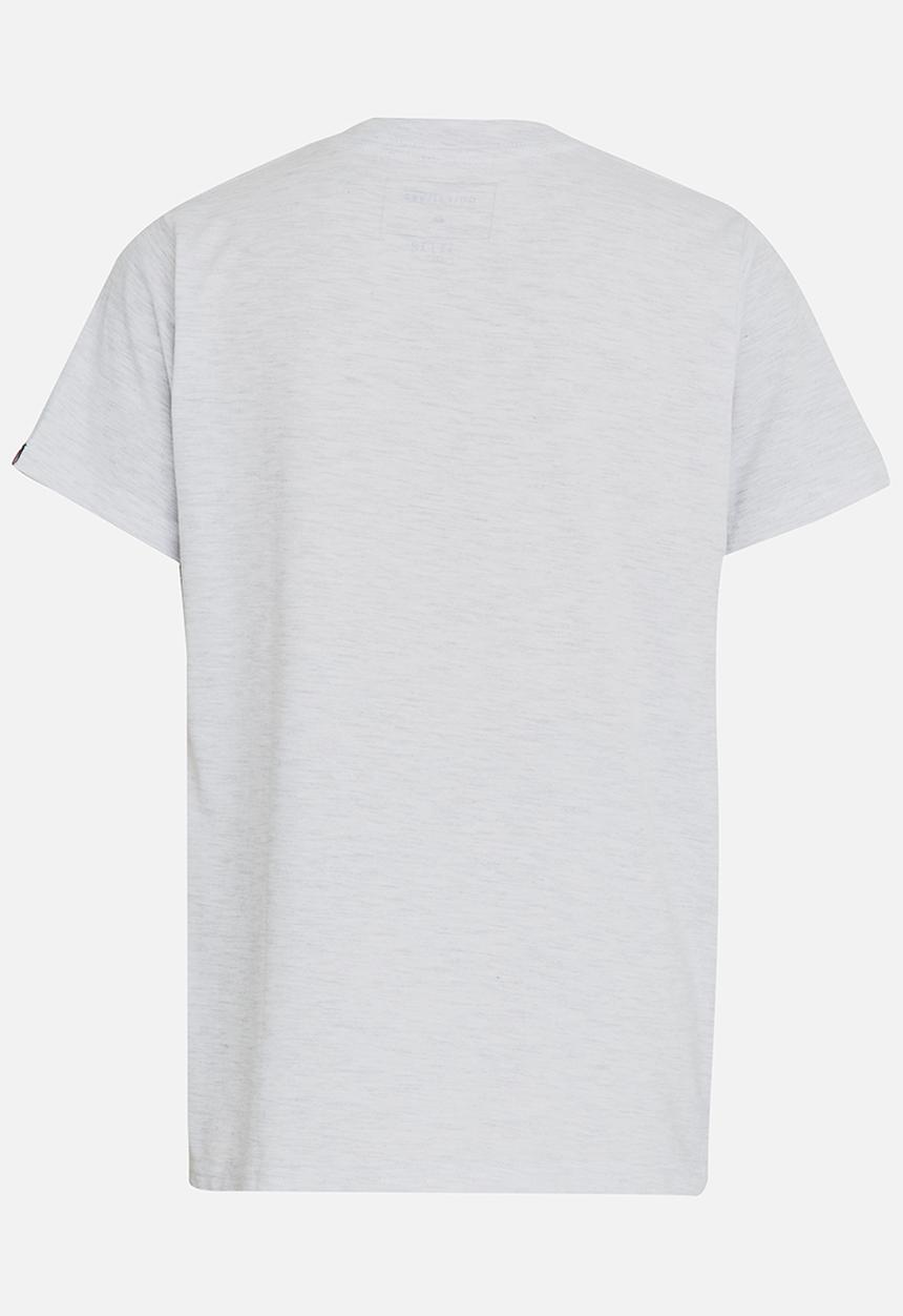 Quiksilver - Radio Song Short Sleeve Classic Fit Tee Pale Grey