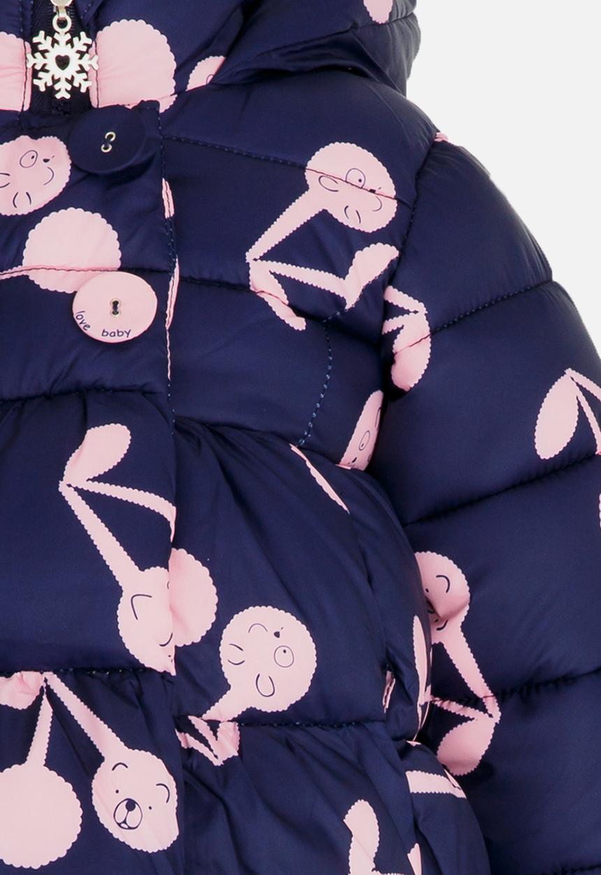 Pop Candy - Girls   Puffer Jacket Navy