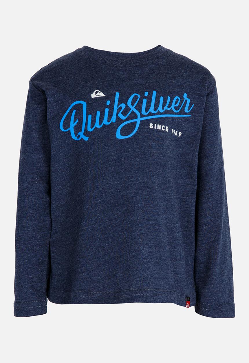Quiksilver - Glass Off Long Sleeve Classic Tee Navy