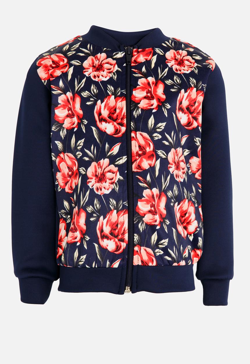 See-Saw - Printed Bomber Jacket Multi-colour