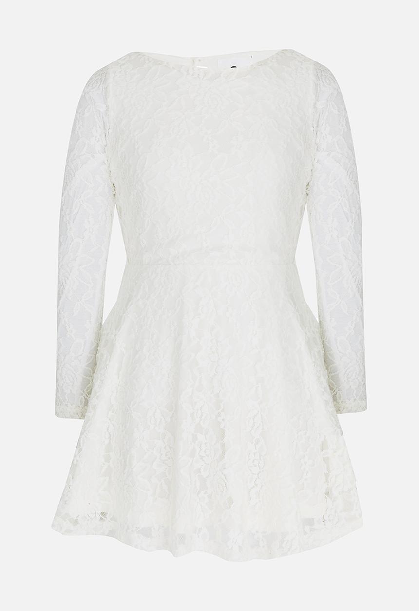 Rebel Republic - Long Sleeve Lace Dress Milk