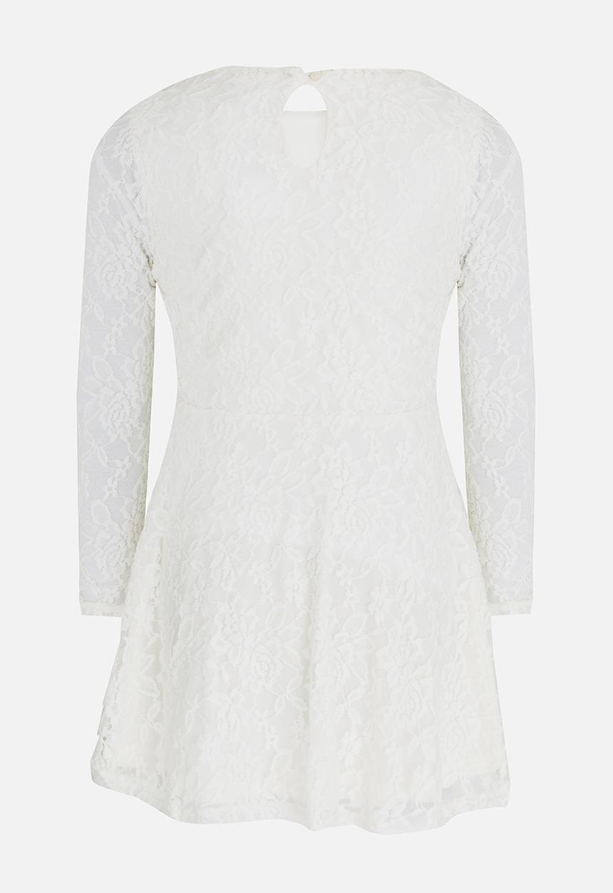 Rebel Republic - Long Sleeve Lace Dress Milk