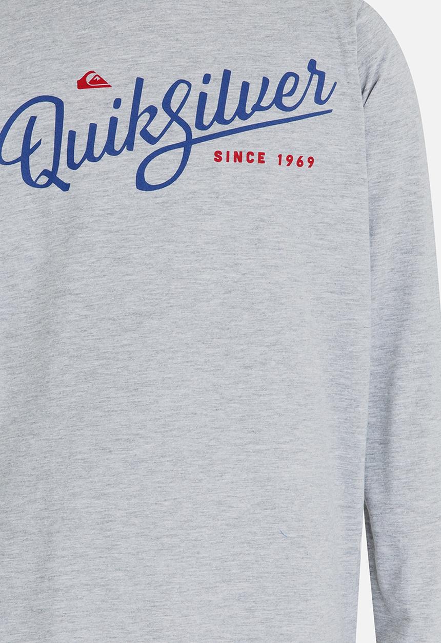 Quiksilver - Glass Off Long Sleeve Classic Fit Tee Grey