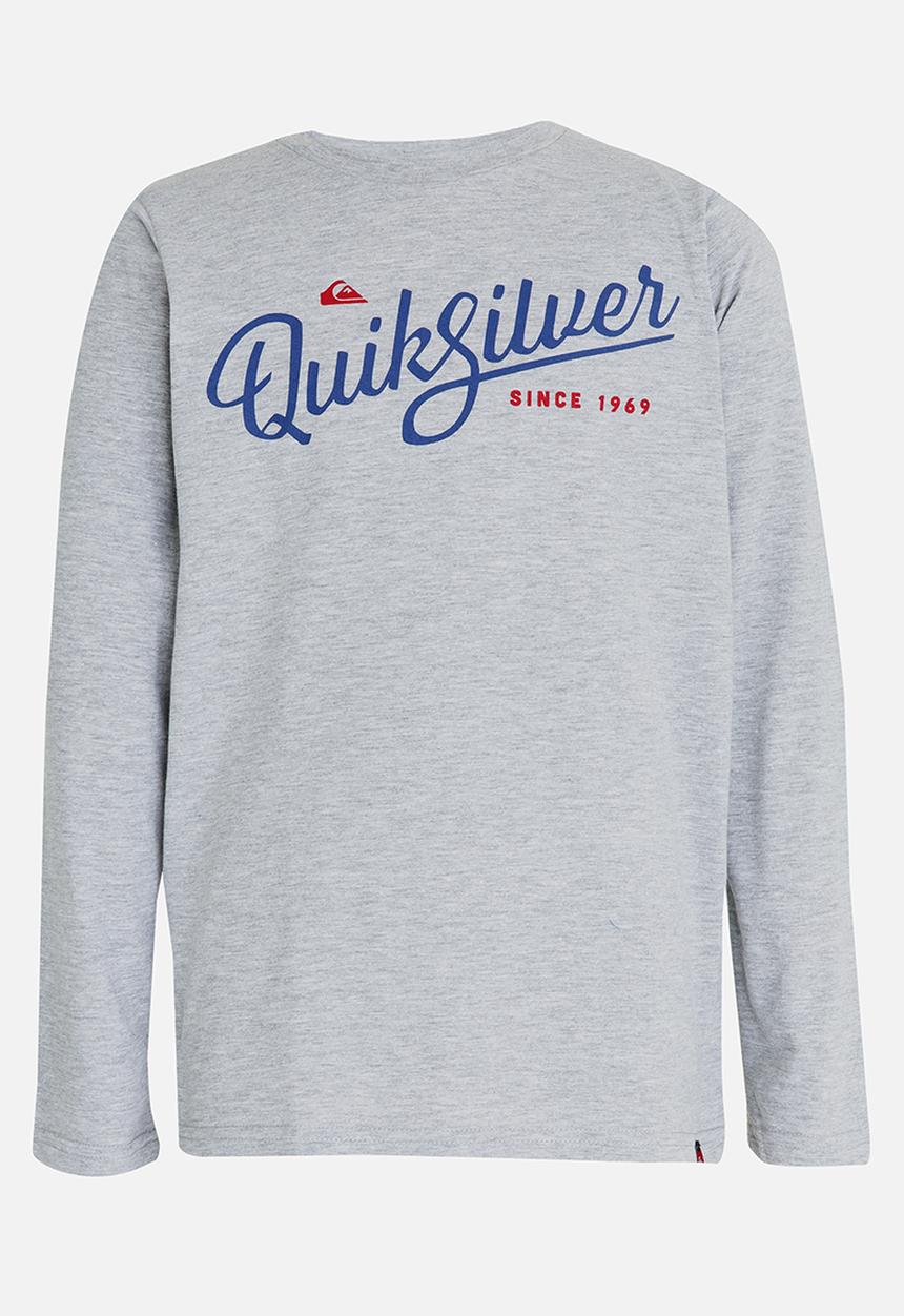 Quiksilver - Glass Off Long Sleeve Classic Fit Tee Grey