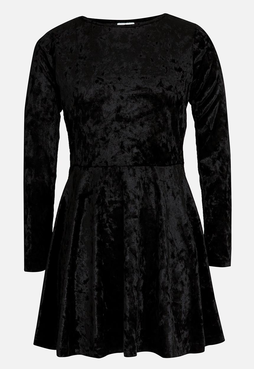 Rebel Republic - Velour Dress Black