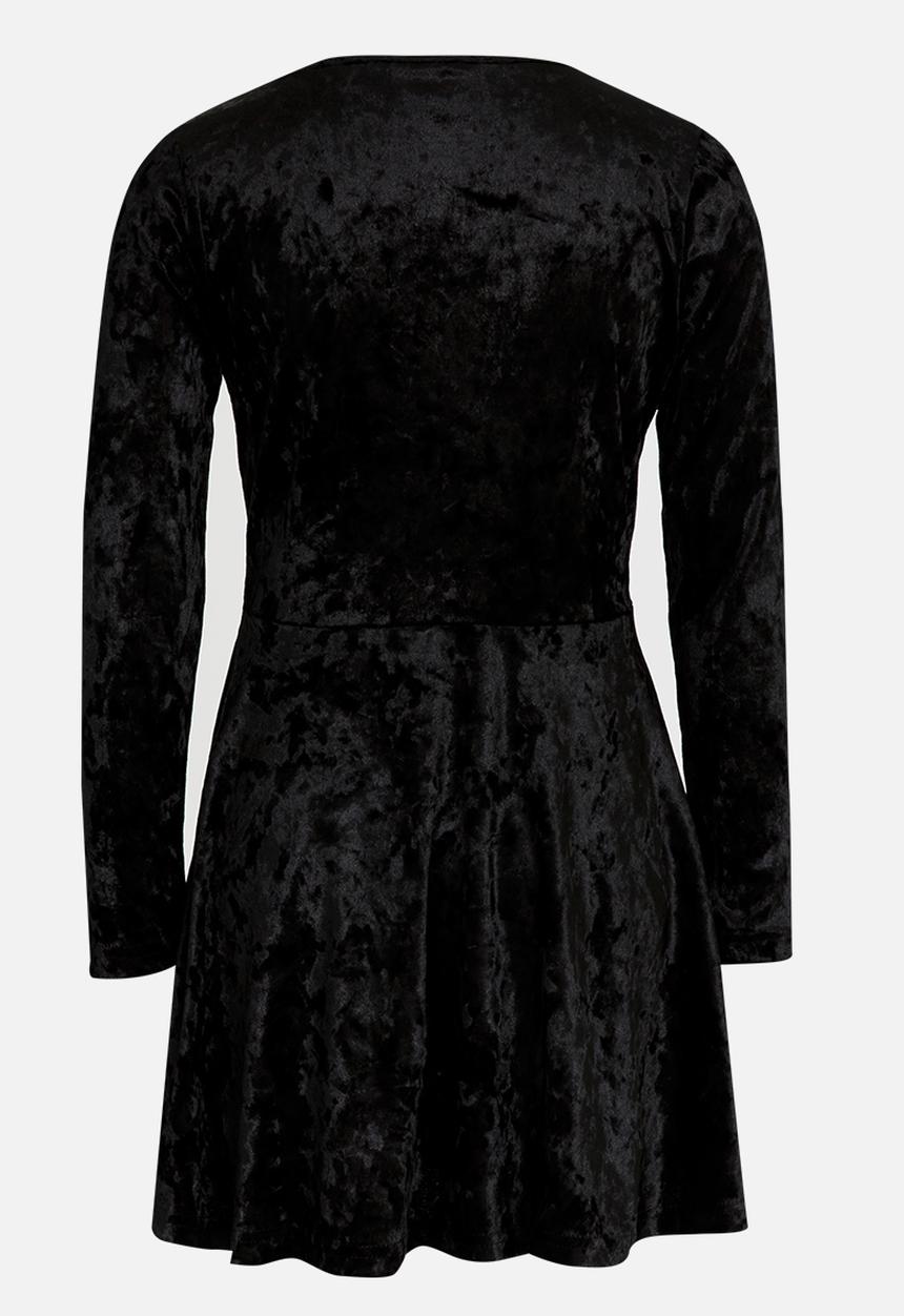 Rebel Republic - Velour Dress Black