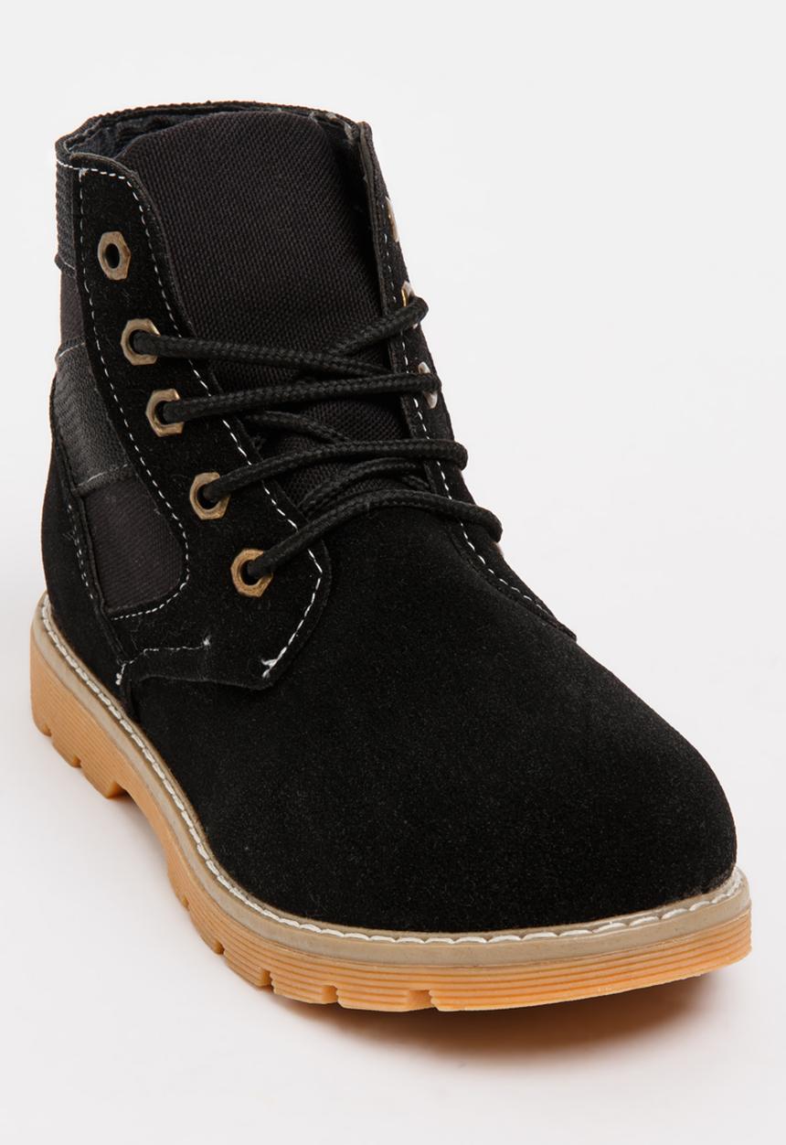 Pop Candy - Boys Combat Boot Black