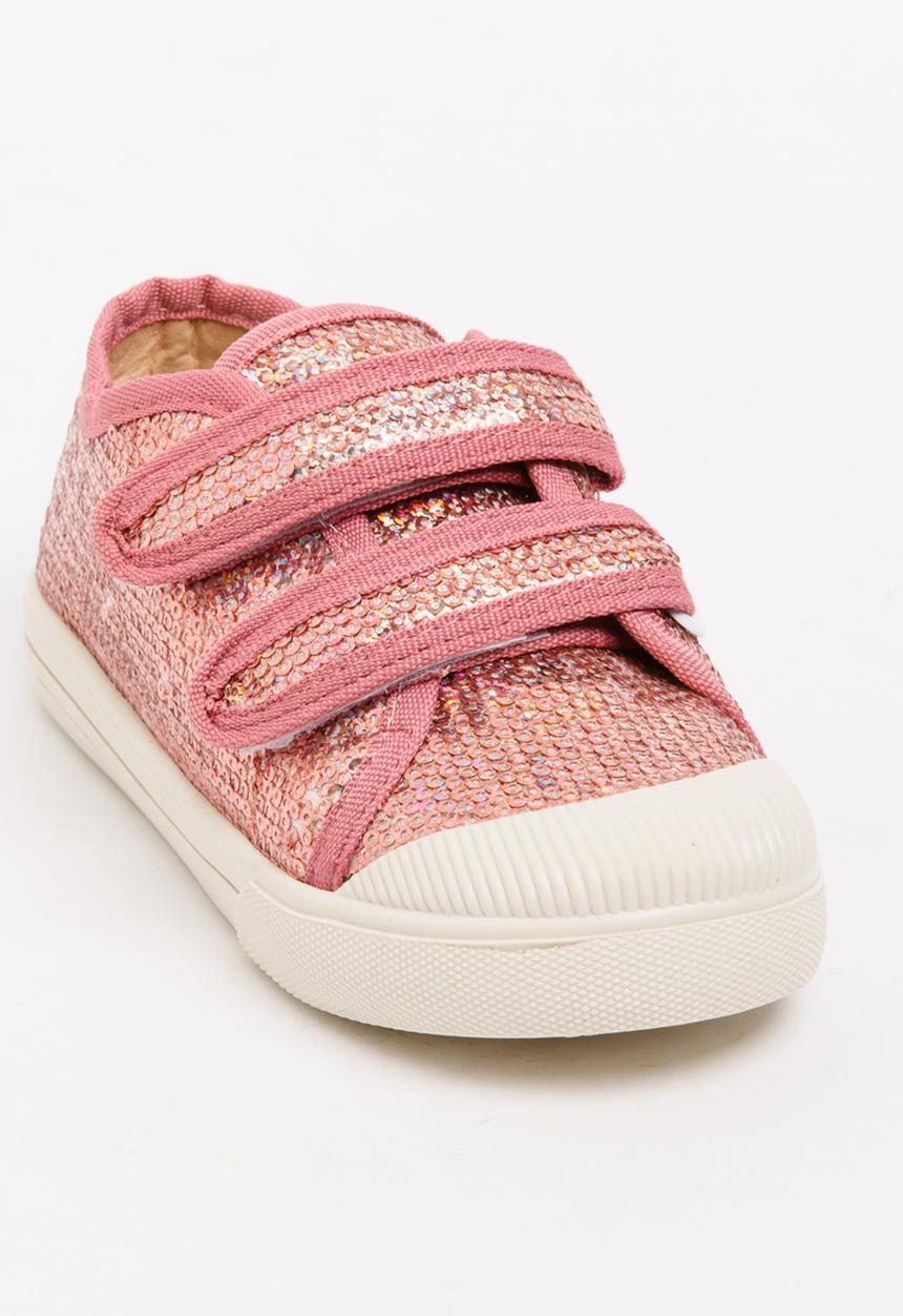 Pop Candy - Girls Sequin Sneaker Mid Pink
