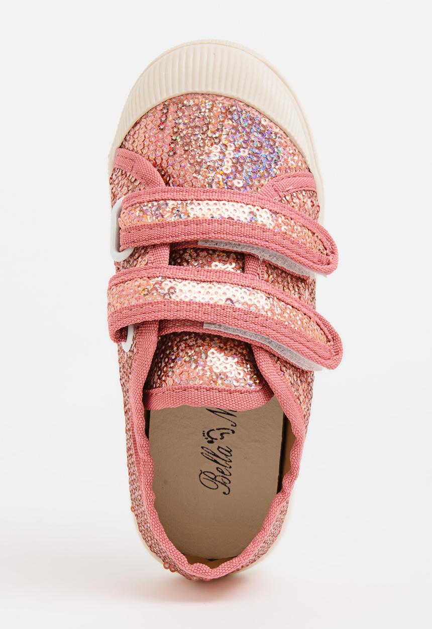 Pop Candy - Girls Sequin Sneaker Mid Pink