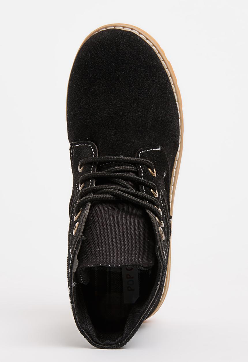 Pop Candy - Boys Combat Boot Black