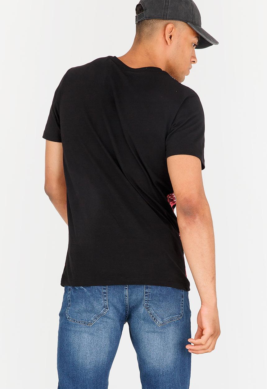 Jack & Jones - Krans Crew Neck Tee Black