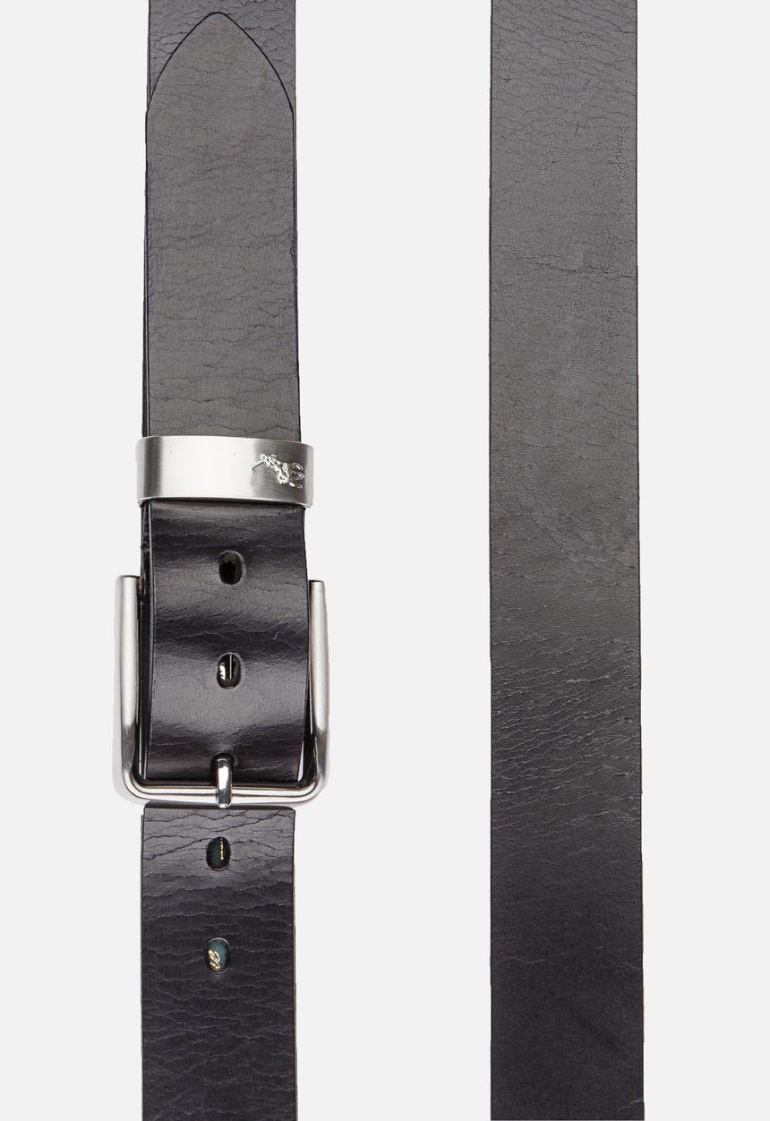 POLO - Denzel Leather Belt Navy