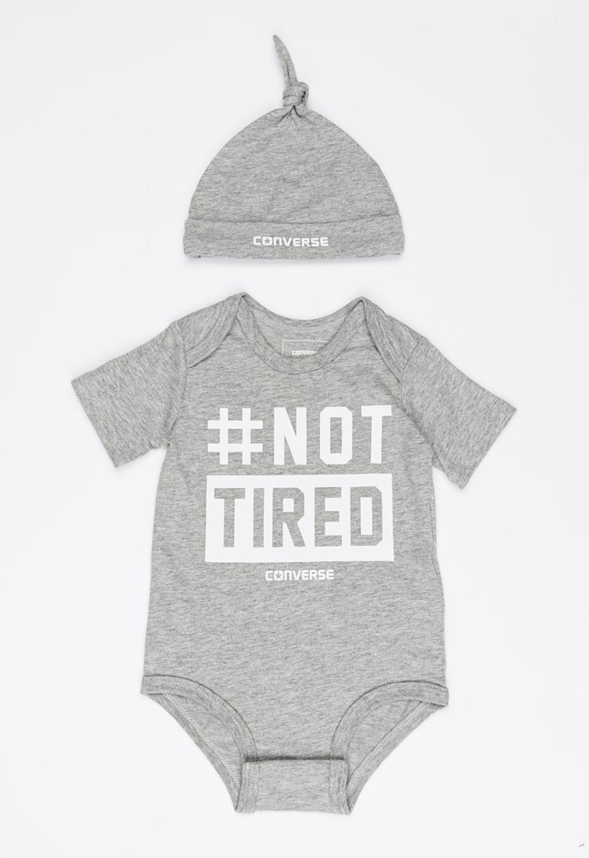 Converse - Converse Nottired Creeper Hat Set Dark Grey