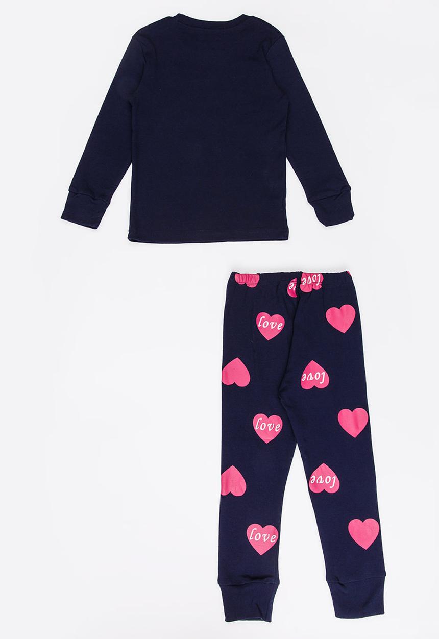 Pop Candy - Girls Printed Sleep Sets Navy