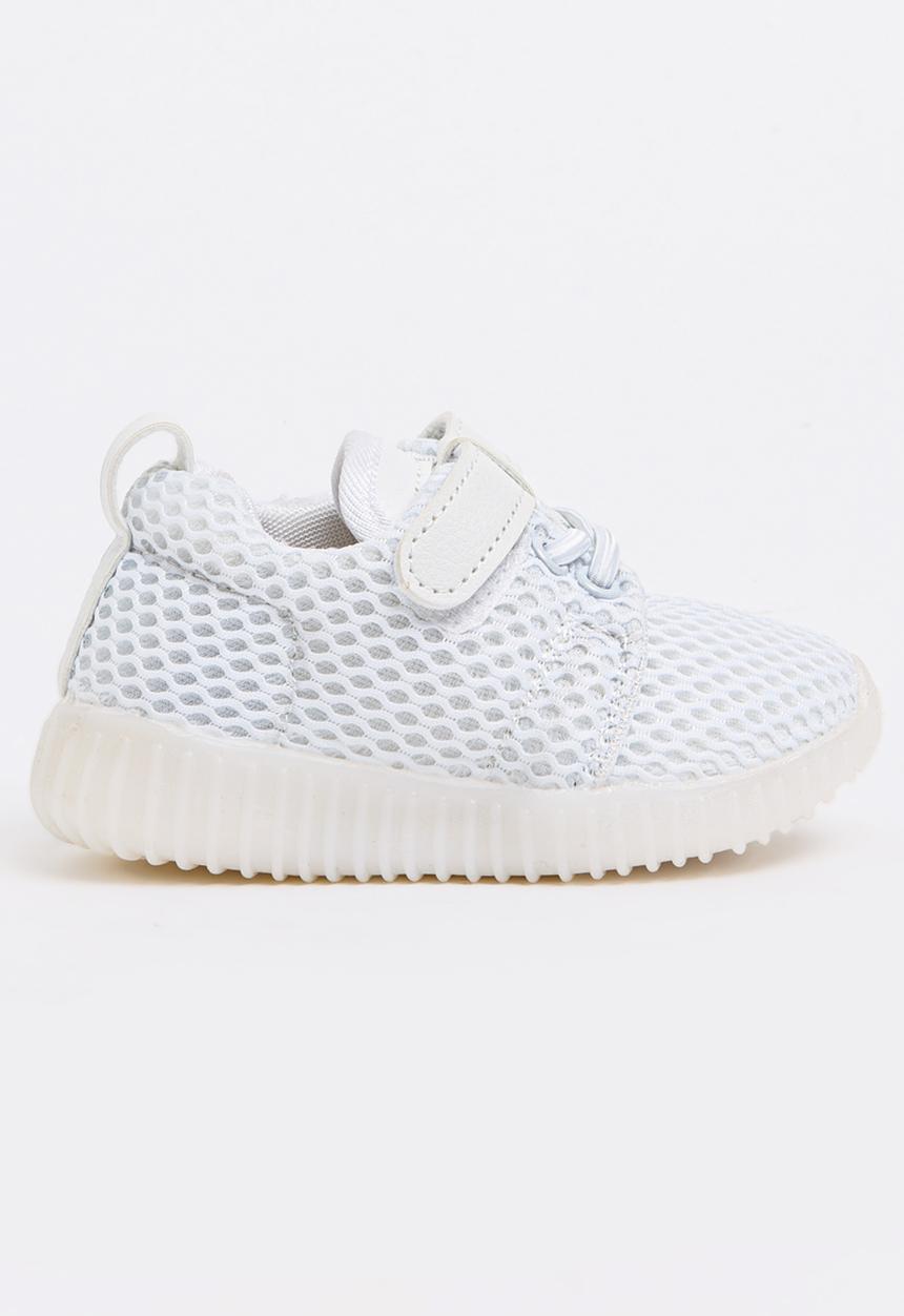 Pop Candy - Girls Light Up Sneaker White