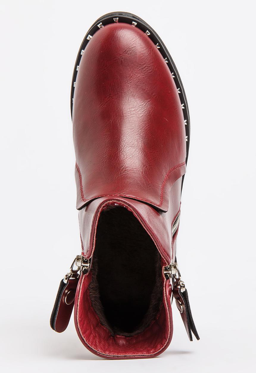 Pop Candy - Girls Ankle Boot Burgundy