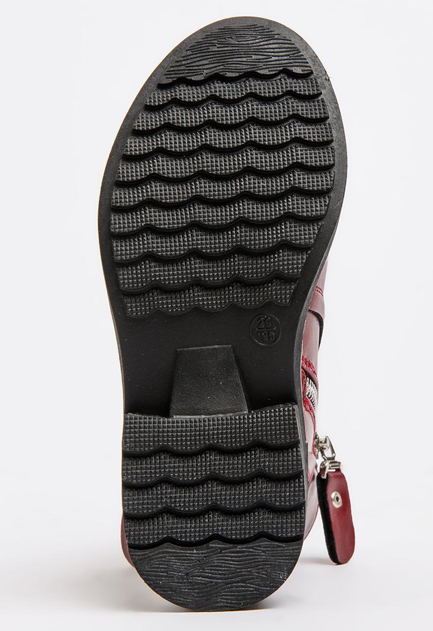 Pop Candy - Girls Ankle Boot Burgundy