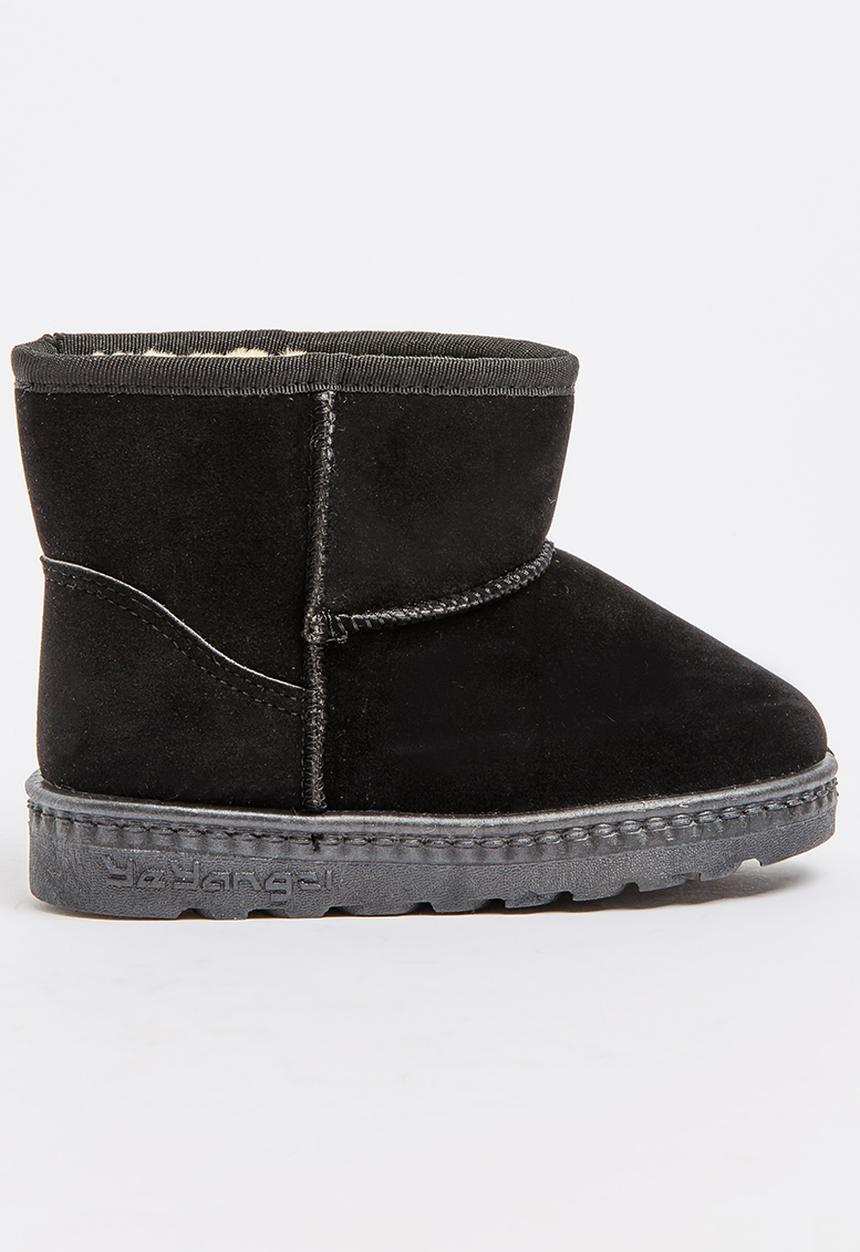 Pop Candy - Girls faux suede boot - black