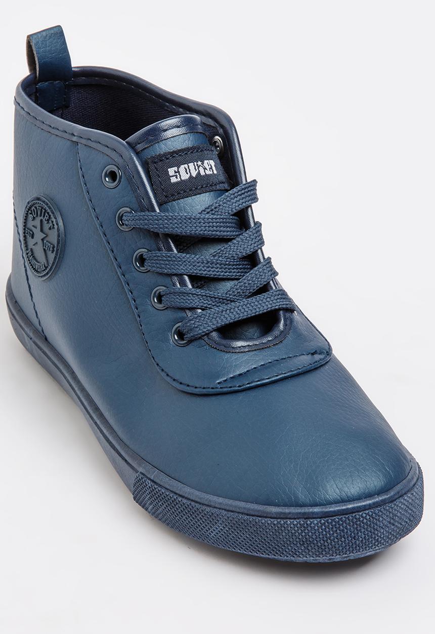 SOVIET - Callista Hi Cut Sneaker Mono Navy