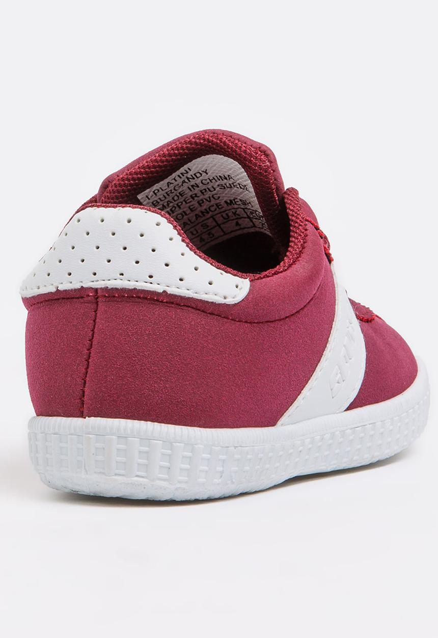 SOVIET - Platini Low Cut Sneaker Burgundy