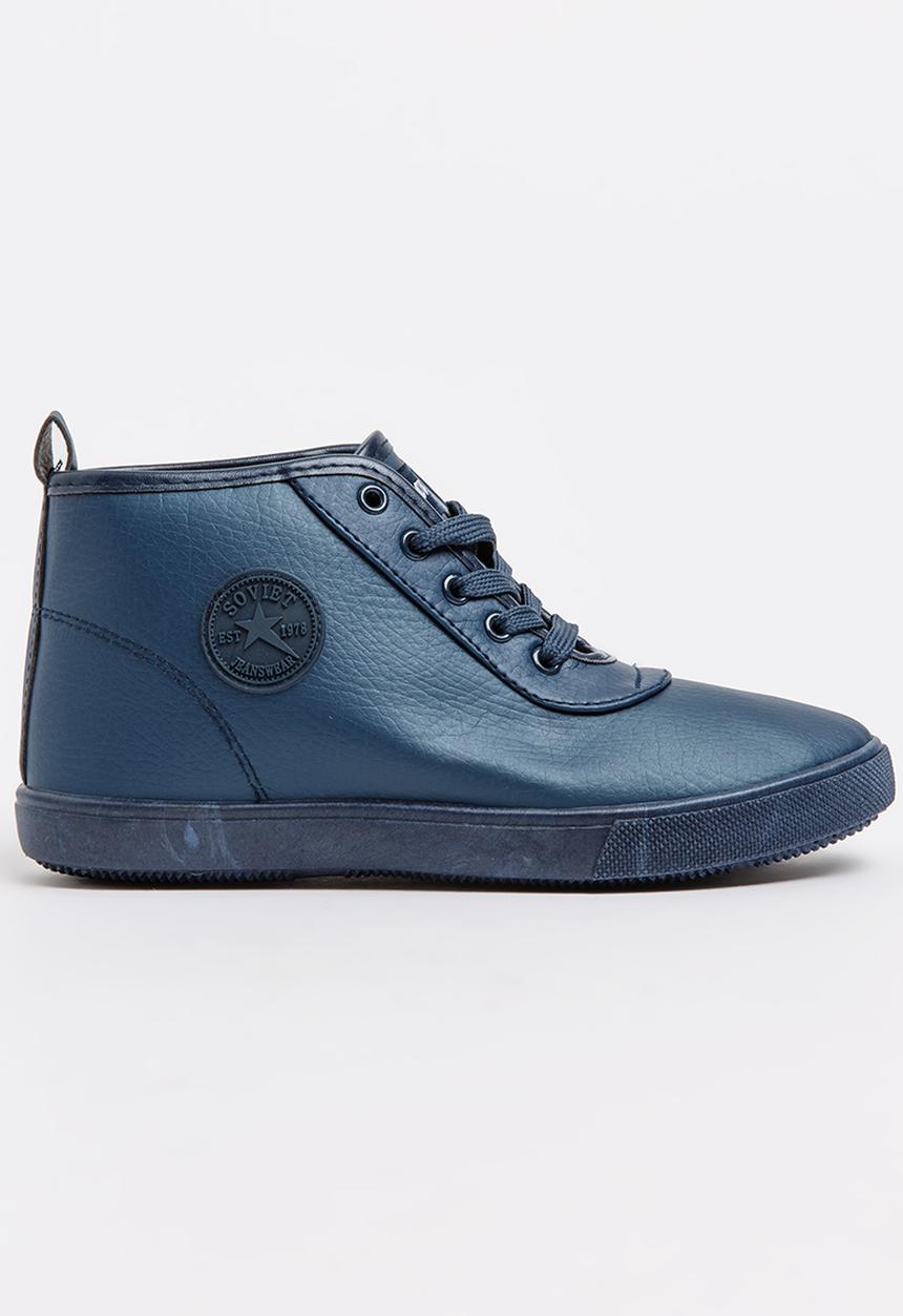 SOVIET - Callista Hi Cut Sneaker Mono Navy