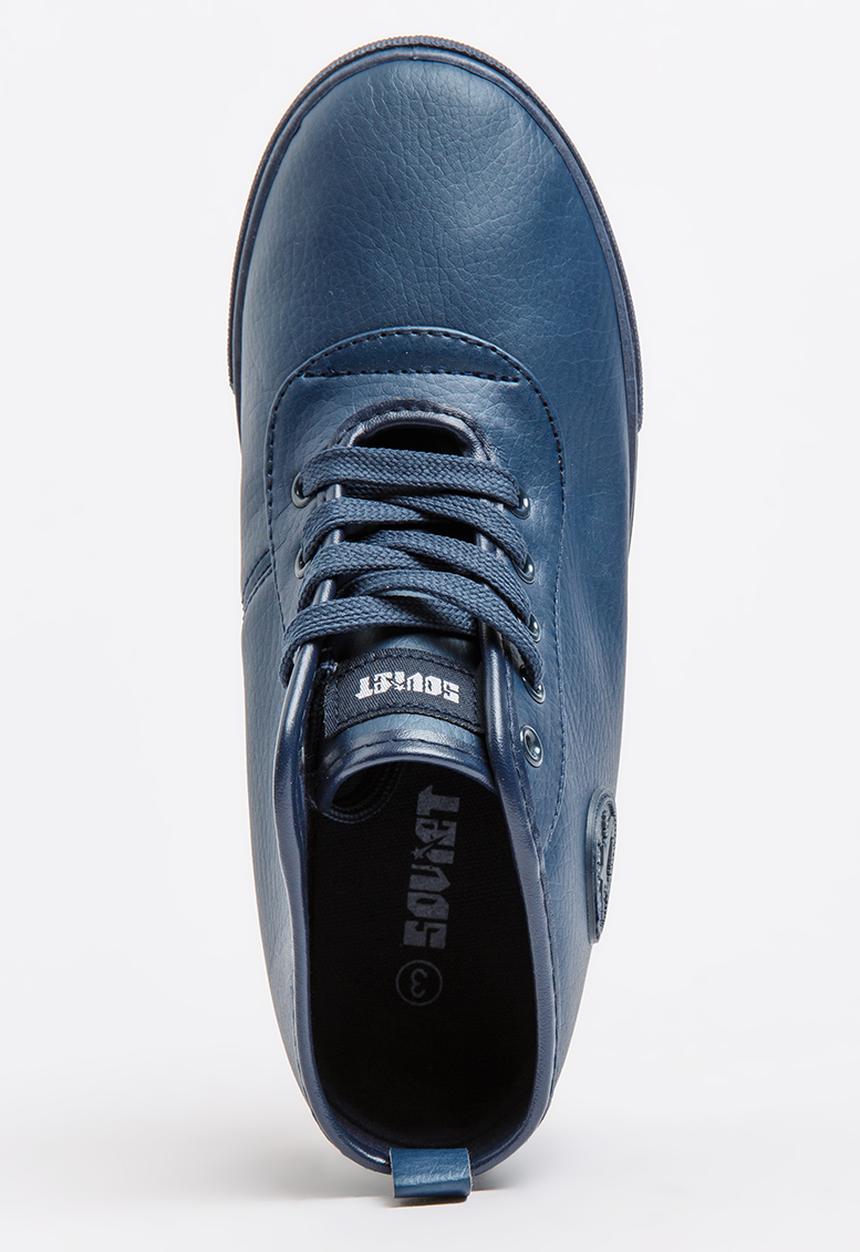 SOVIET - Callista Hi Cut Sneaker Mono Navy