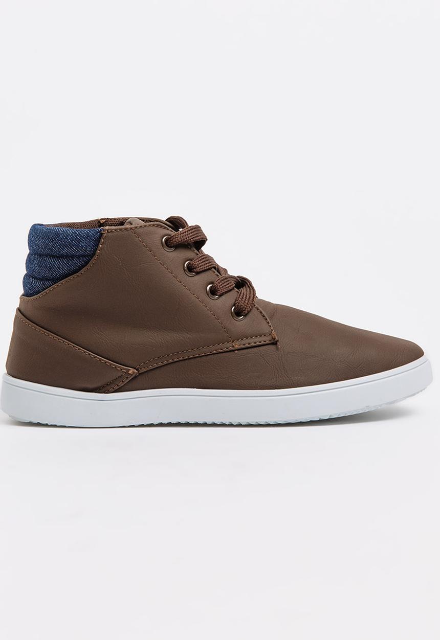 SOVIET - Liverpool Hi Cut Boots Brown