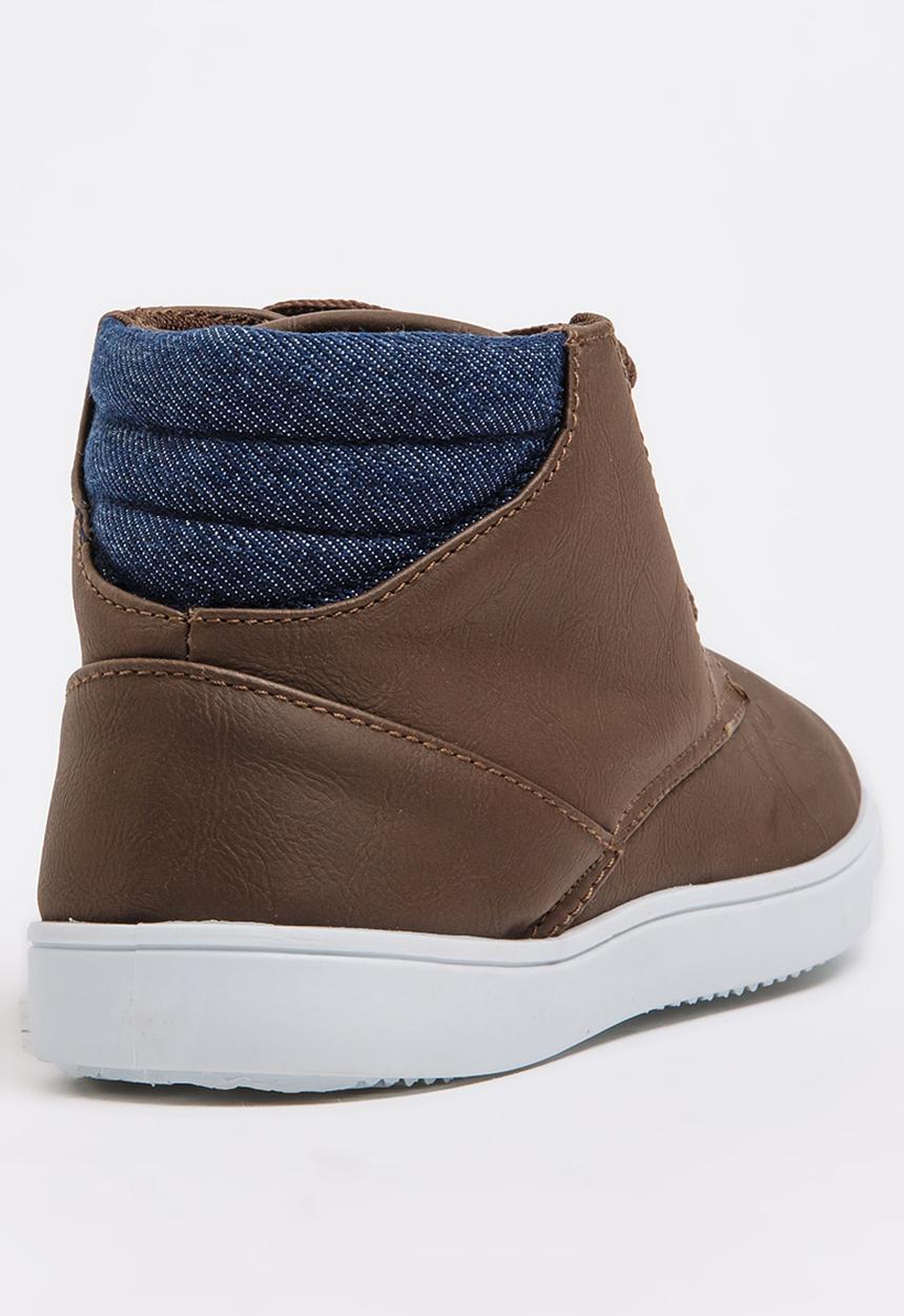 SOVIET - Liverpool Hi Cut Boots Brown