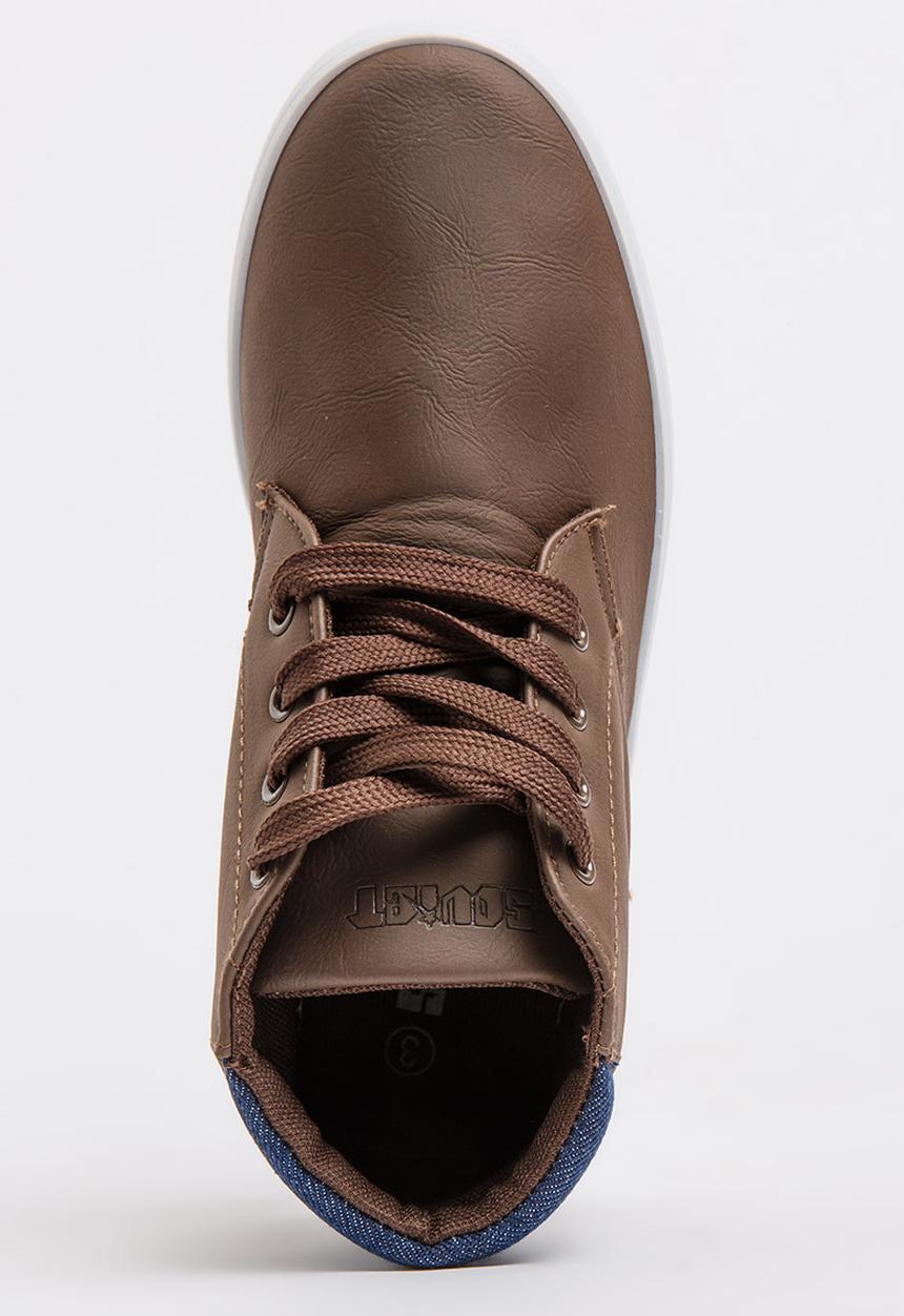 SOVIET - Liverpool Hi Cut Boots Brown