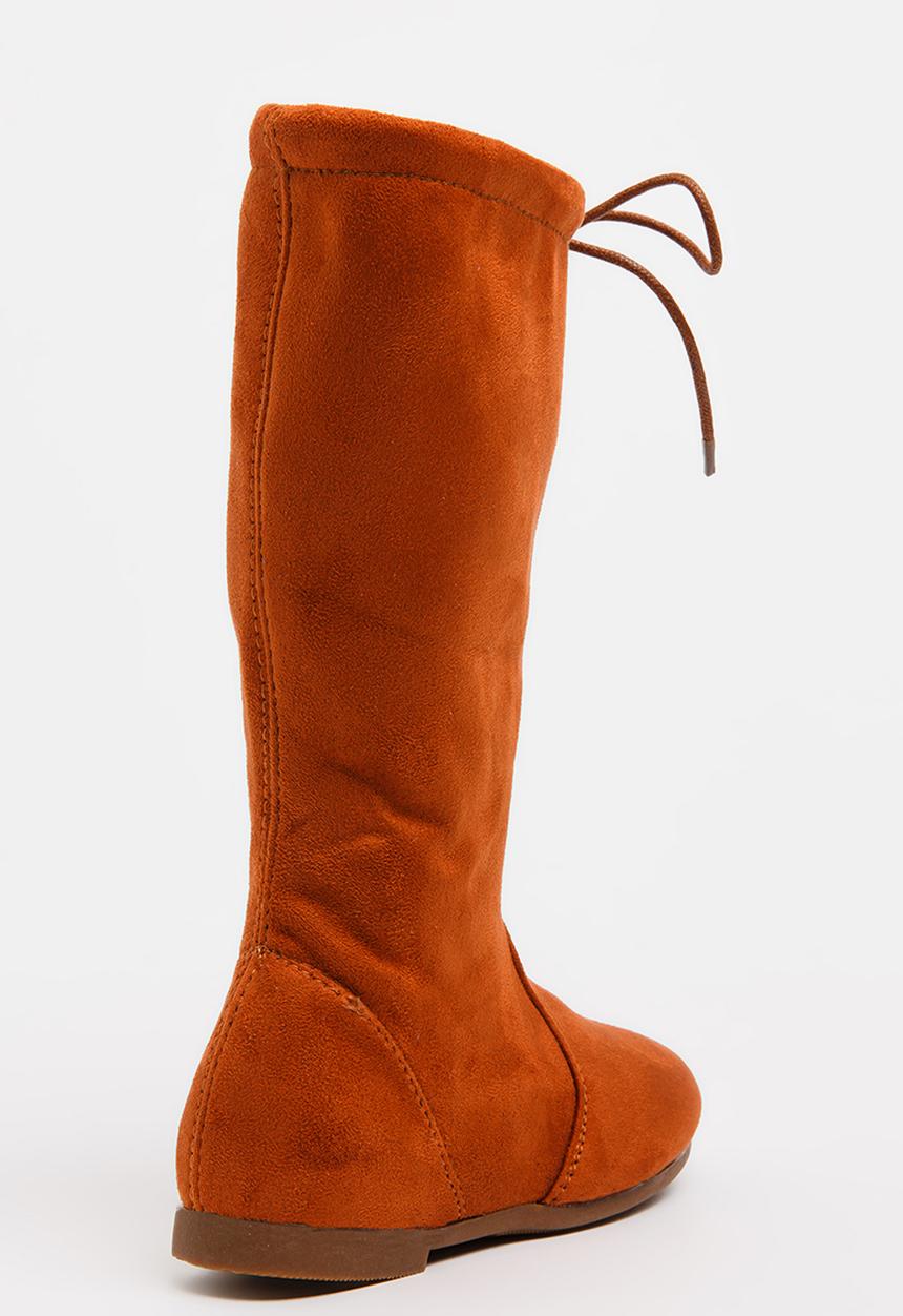 Pop Candy - Girls Knee-Length Boot Tan