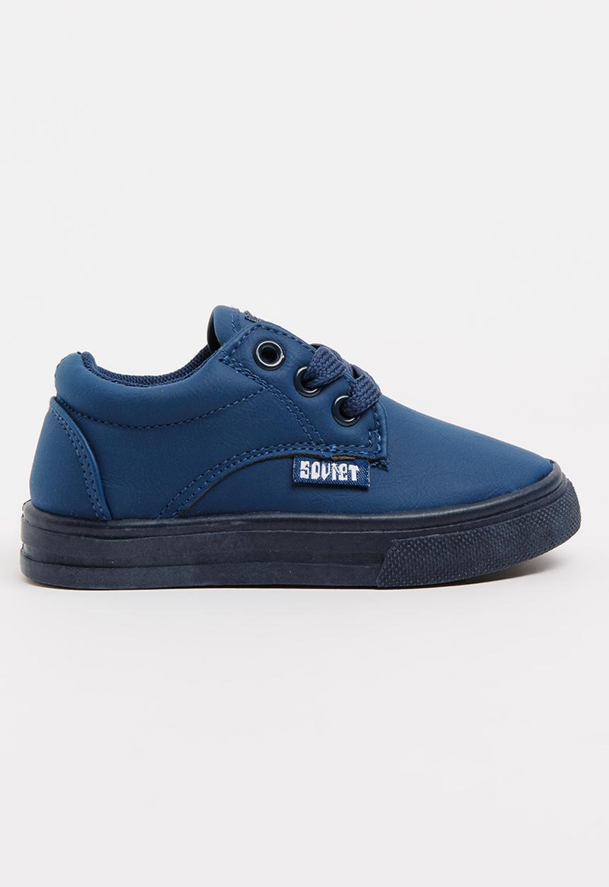 SOVIET - Clyde Low Cut Sneaker Mono Navy