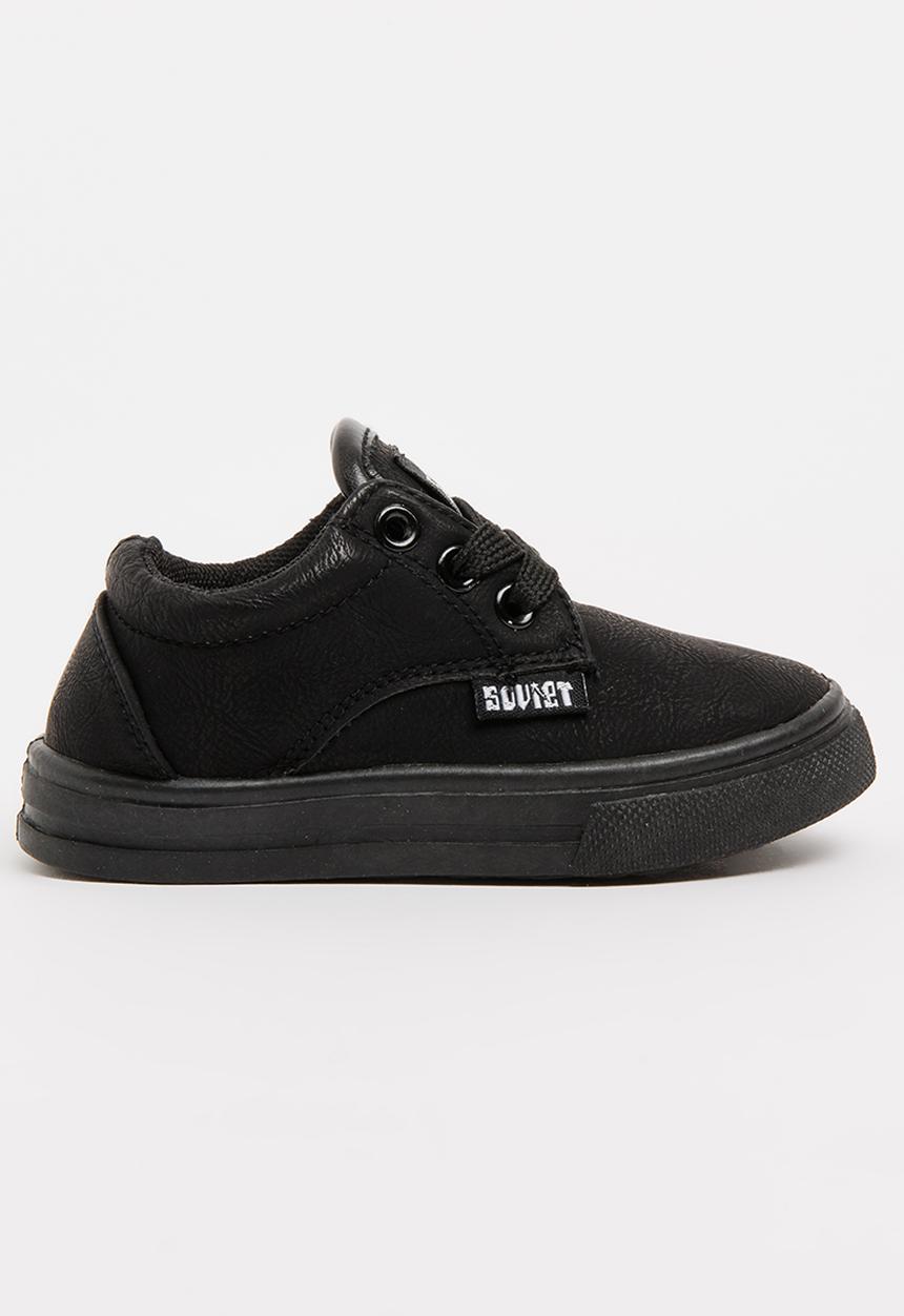 SOVIET - Clyde Low Cut Sneaker Mono Black