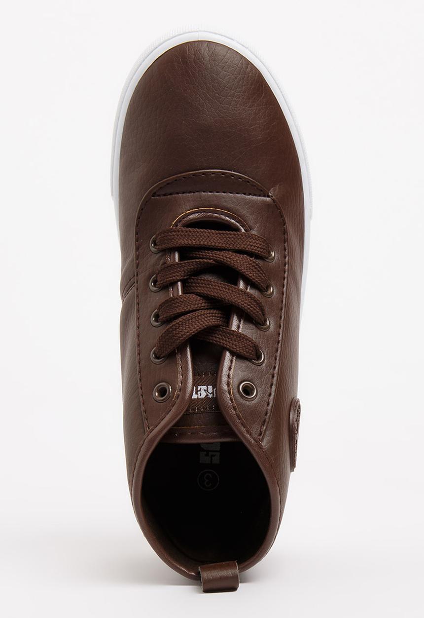 SOVIET - Callista Hi Cut Sneaker Brown