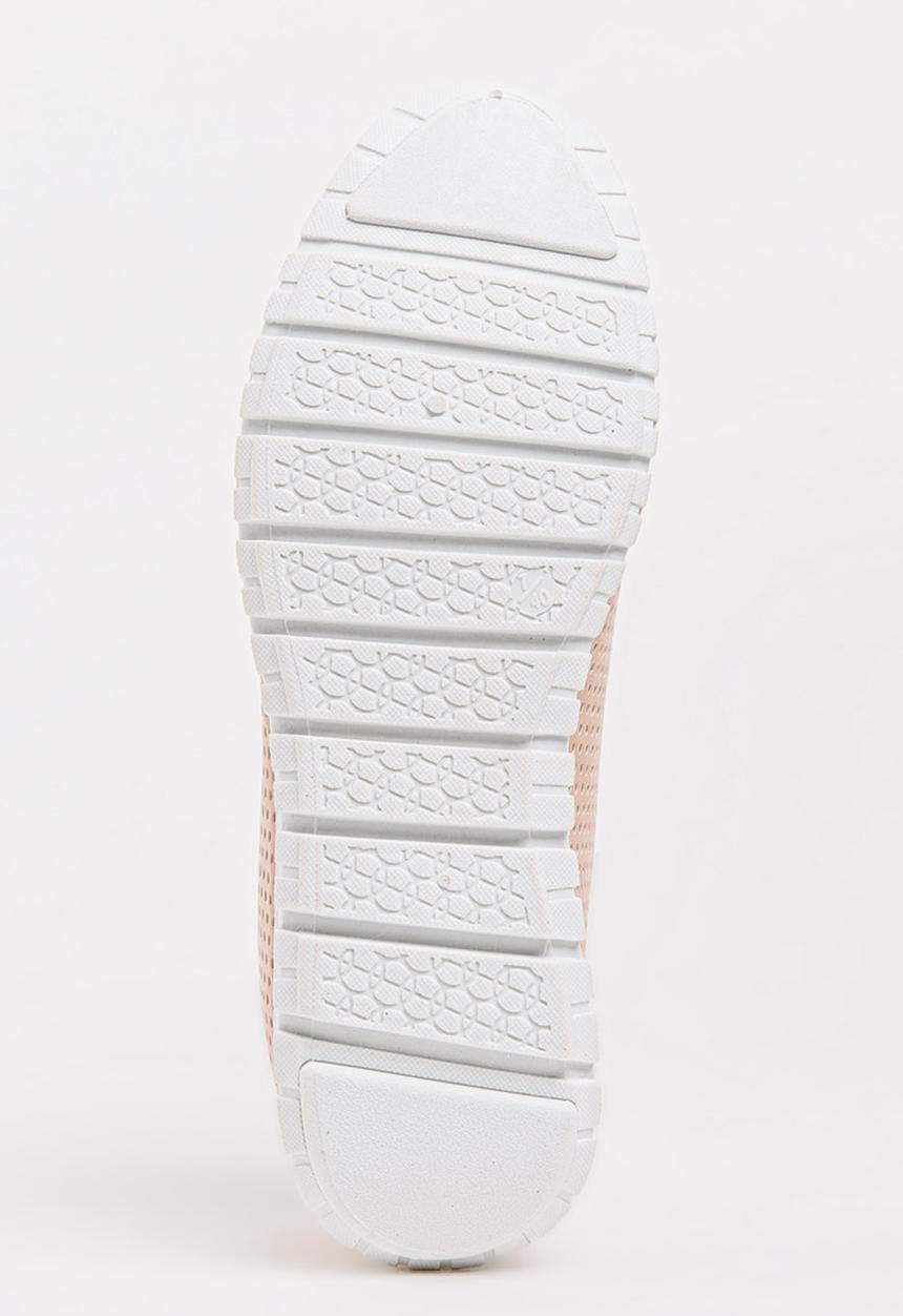 Moda Scapa - Laser-cut Sneakers Pale Pink