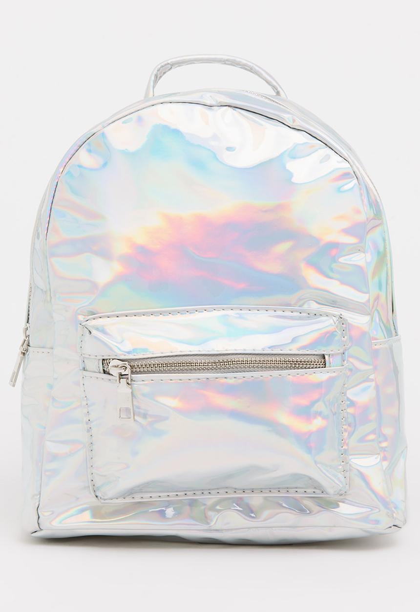 Pop Candy - Metallic Backpack Silver