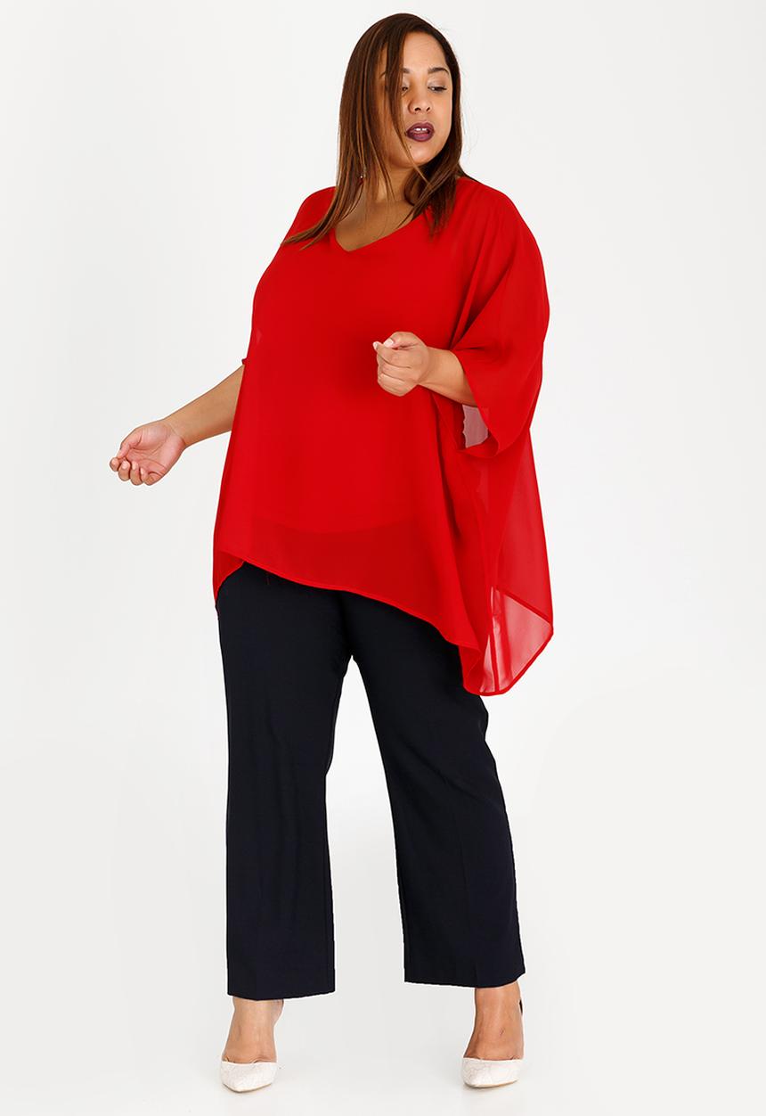 Polkadot - Butterfly Top Red
