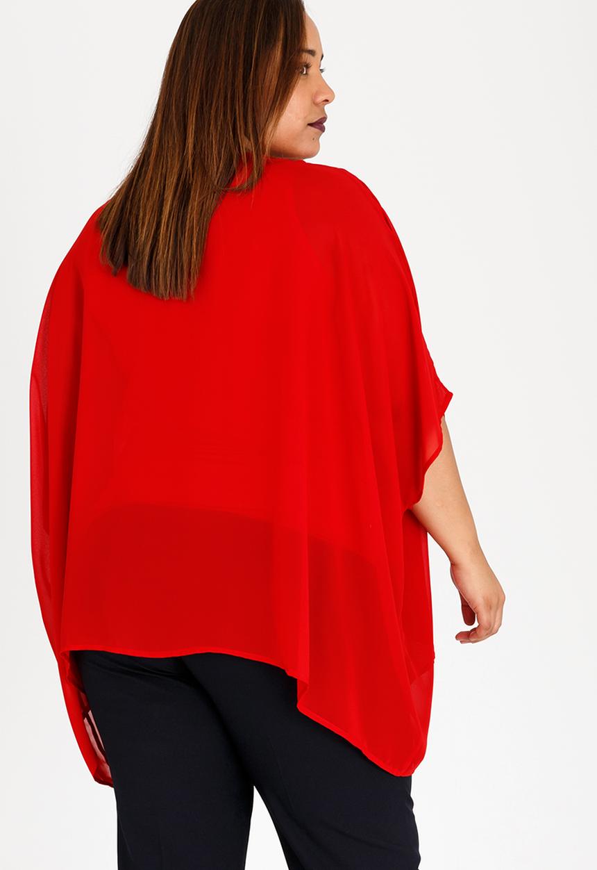 Polkadot - Butterfly Top Red