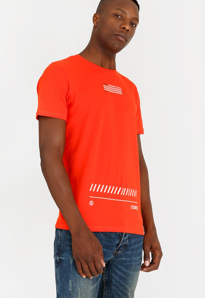 Jack & Jones - Soren Cotton T-Shirt Red