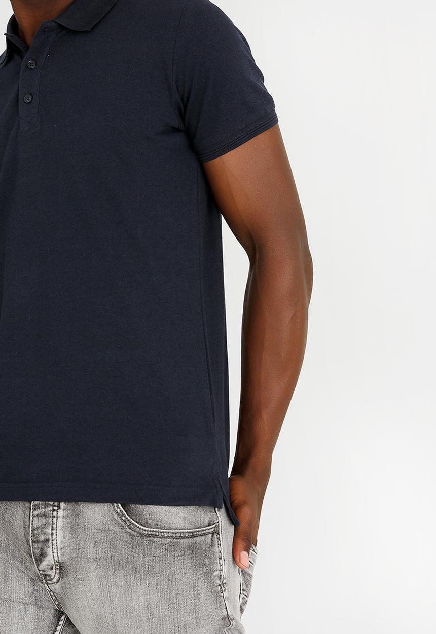 Brave Soul - Helix Cotton Golfer Navy