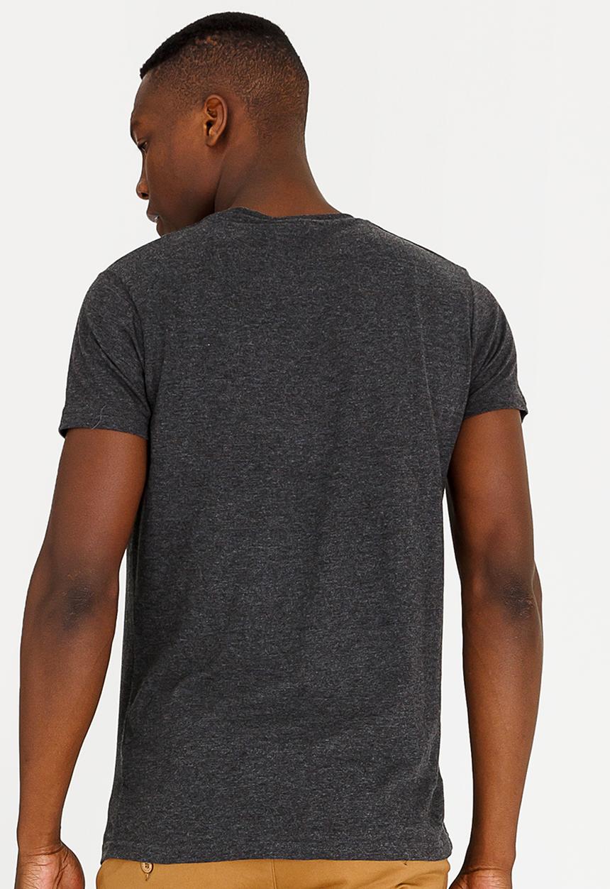 Brave Soul - Grail Basic Cotton Tee Charcoal
