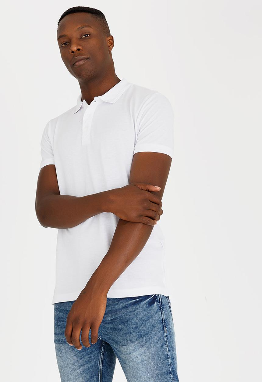 Brave Soul - Helix Cotton Golfer White