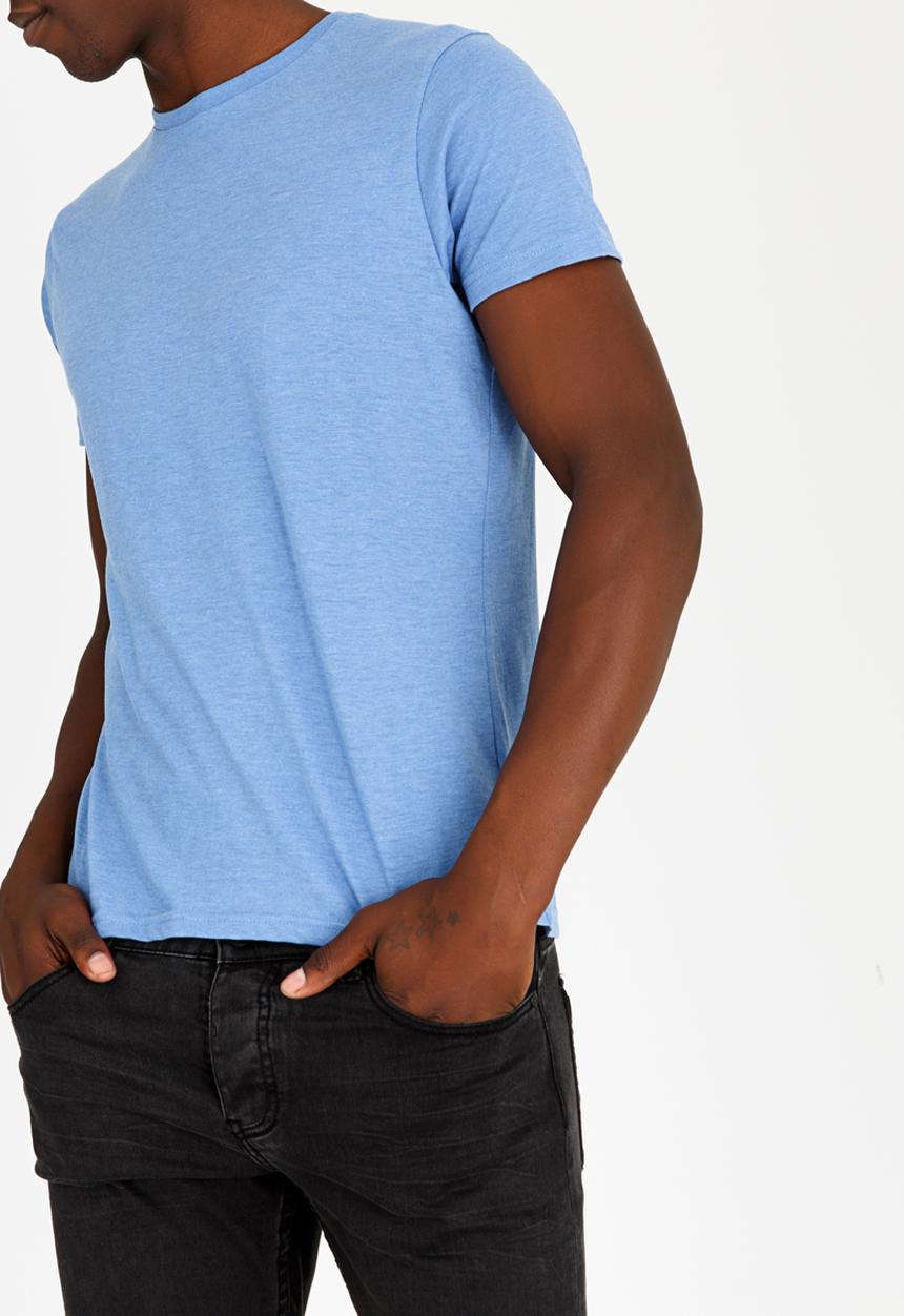 Brave Soul - Grail Basic Cotton Tee Blue